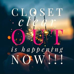 CLOSET CLEAR OUT!! Accepting all reasonable offers!